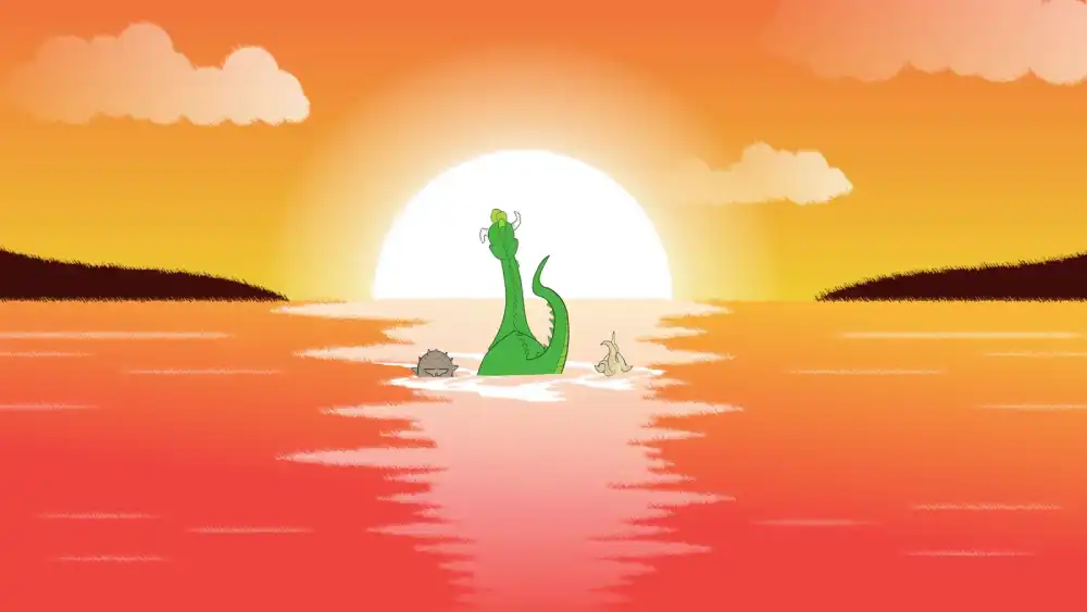 2D Animation & Illustration | 3D stylized render by Sirius Animation Studios SeaWeed McTweed 2D character animation